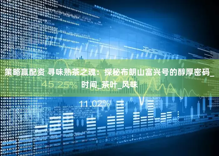 策略赢配资 寻味熟茶之魂：探秘布朗山富兴号的醇厚密码_时间_茶叶_风味